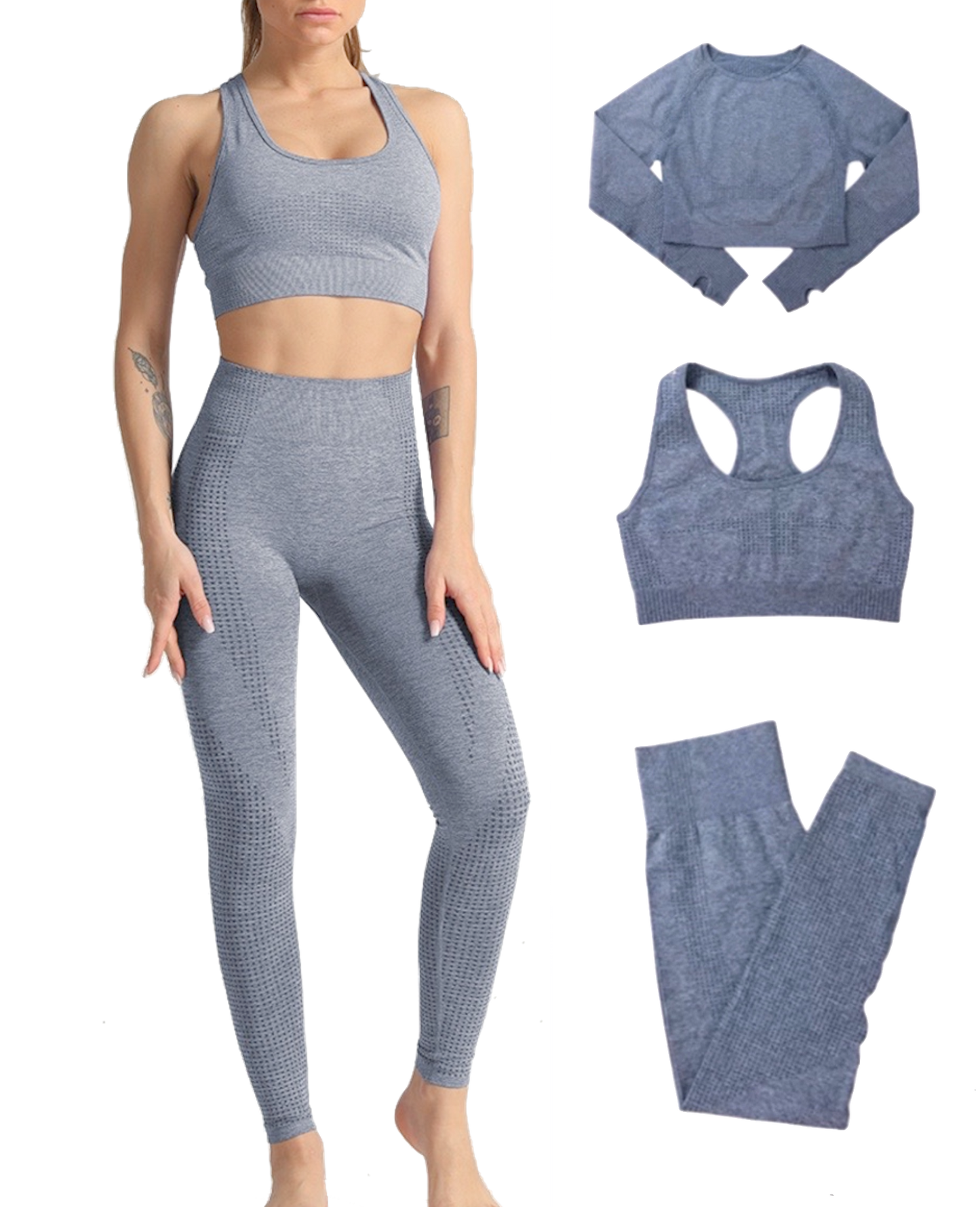 Conjunto Yoga 3 Piezas para Mujer