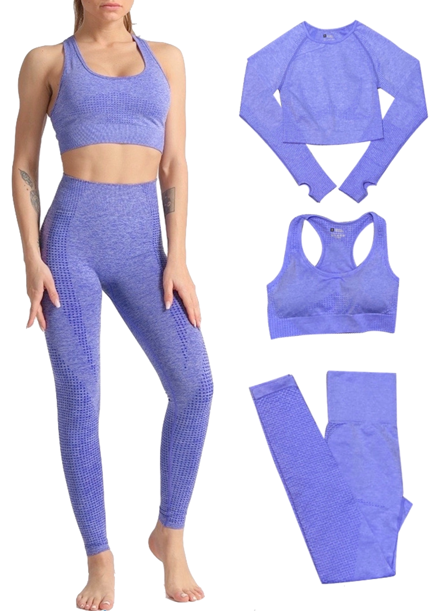 Conjunto Yoga 3 Piezas para Mujer