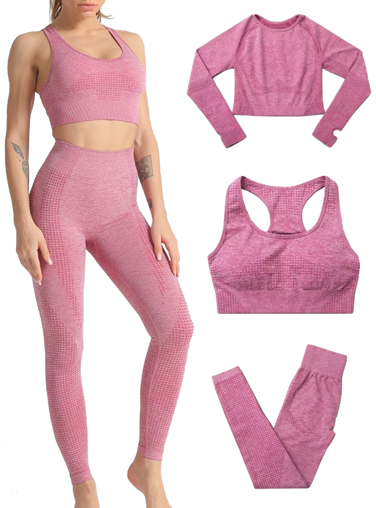 Conjunto Yoga 3 Piezas para Mujer