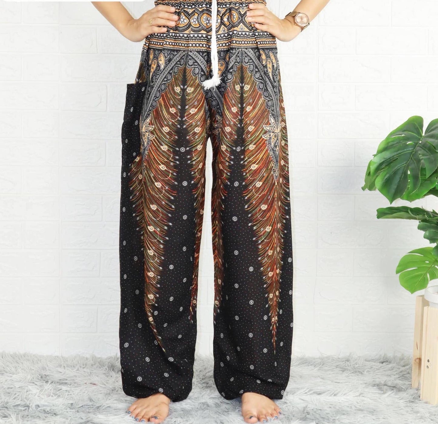 Pantalones Anchos Estilo Harén